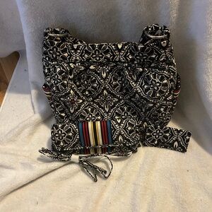 VERA BRADLEY BARCELONA reversible shoulder tote/wallet/business card wallet.